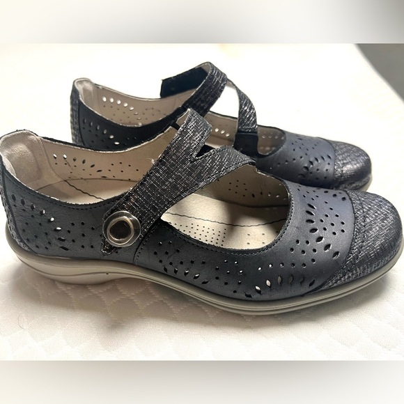 ROMIKA Women's Cassie 55
Charcoal Black Leather Mary Jane 
Size 37 / 6.5 US - Picture 2 of 7